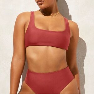 J. Crew Women's Bikini Set - Rust Red